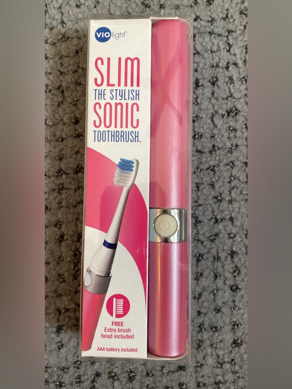 VIOlight Slim Sonic Electric Toothbrush - Pink